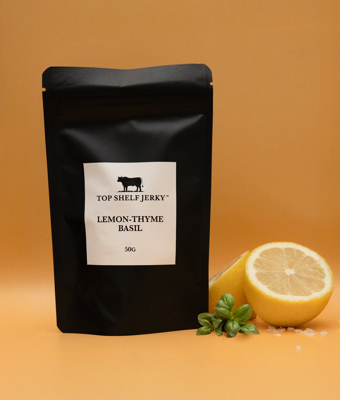 Lemon Thyme Basil Beef Jerky - Top Shelf Jerky