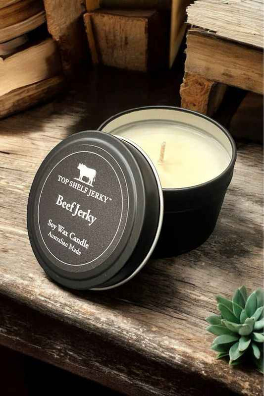Top Shelf Jerky Beef Jerky Scented Candle - Aromatic Scented Candle for Meat Lovers