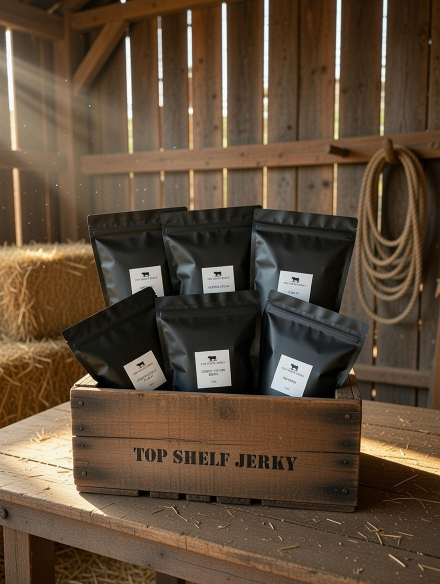 Top Shelf Jerky 2kg Box - Premium Quality Beef Jerky