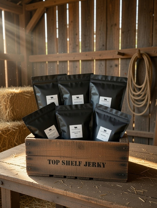 Top Shelf Jerky 2kg Box - Premium Quality Beef Jerky